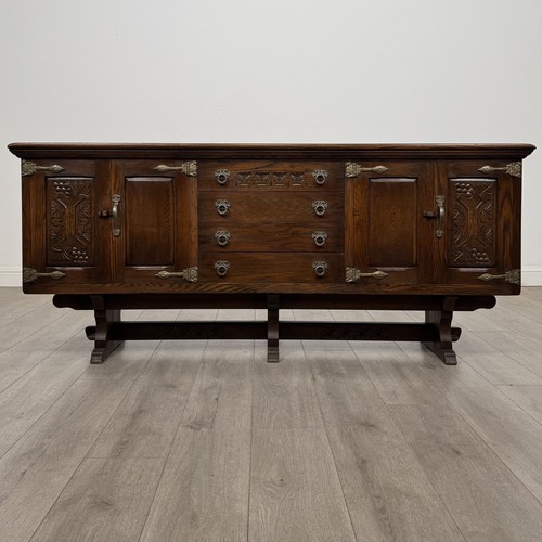 Antique large carved oak - antique,