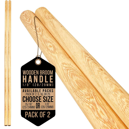 Long wooden broom handle mop - long,