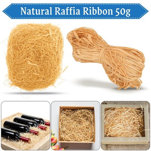 50g raffia ribbon - raffia, bundles