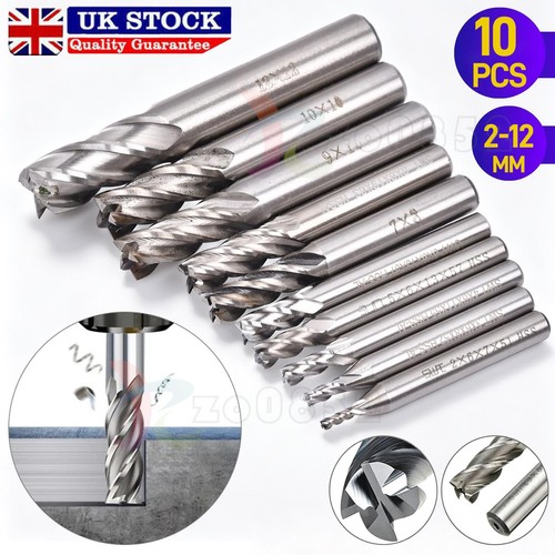 10pcs flute hss end - hss, mill