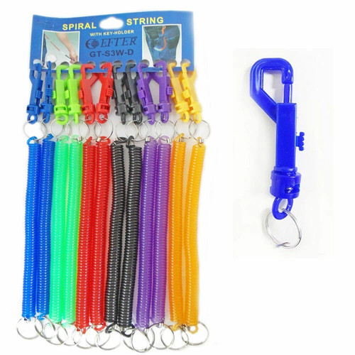 Retractable spiral clip - retractable, on