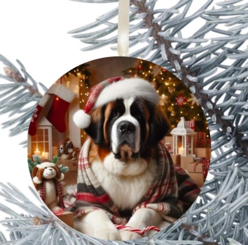 Bernard dog hanging bauble - dog,