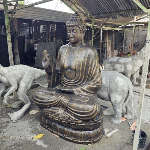 Large antique gold - gold, buddha