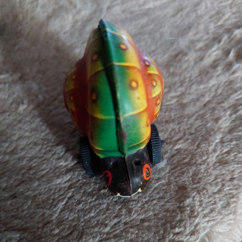 Vintage tin snail - tin, toy