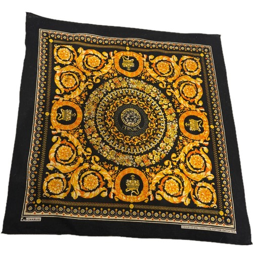 Versace large scarf medusa - versace,