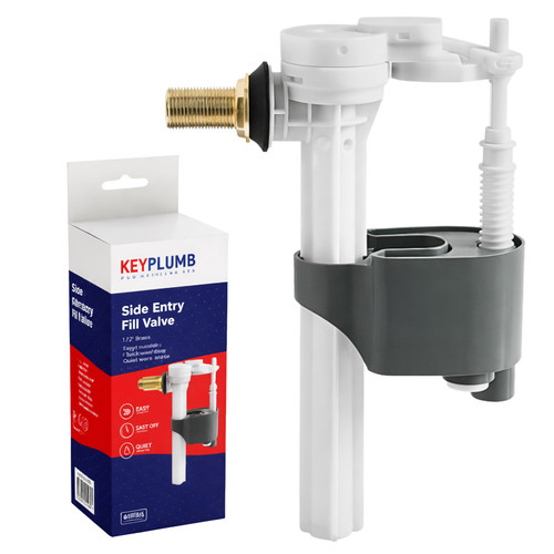 Keyplumb side entry toilet - side,