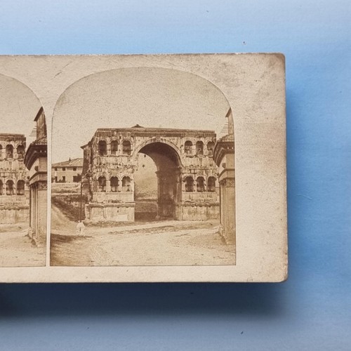 Rome stereoview c1855 real - stereoview,