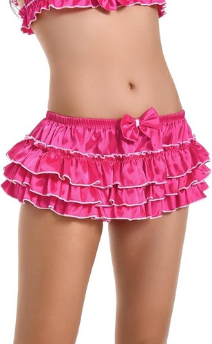 Satini frilly sissy - sissy, ruffled