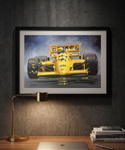 Ayrton senna a3print from - ayrton,