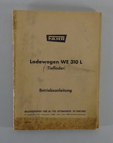 Operating instructions - operating, /