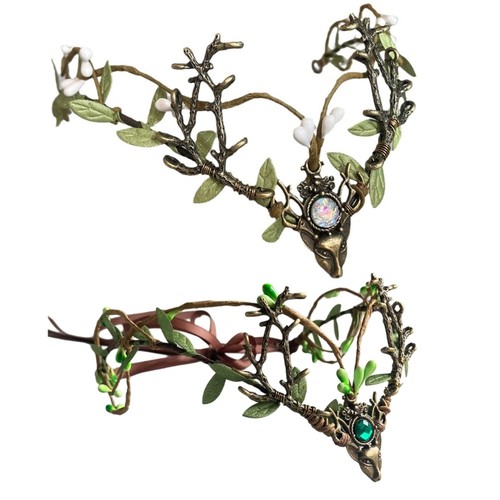 Bohemian vine and leaf - leaf, antler