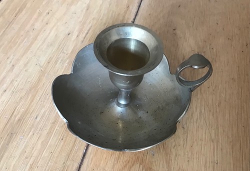 Vintage small brass - brass, scalloped