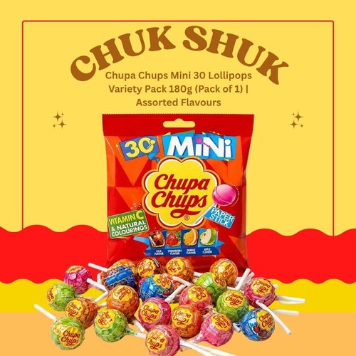 Chupa chups mini lollipops - 30,