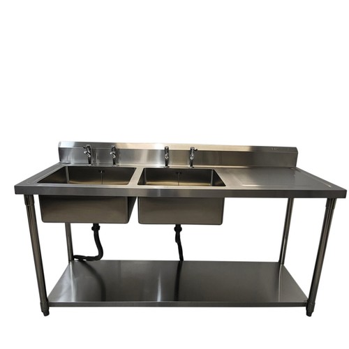 Commercial sink double - sink, bowl