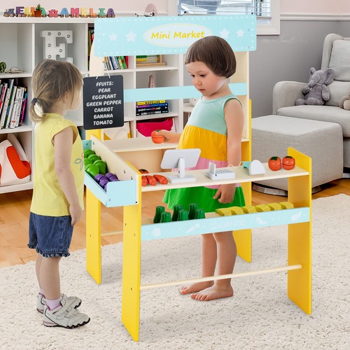 Wooden grocery store toy - wooden,