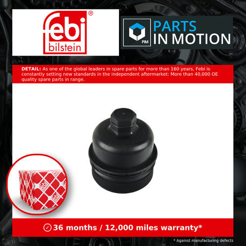 Oil filter cap fits peugeot - filter,