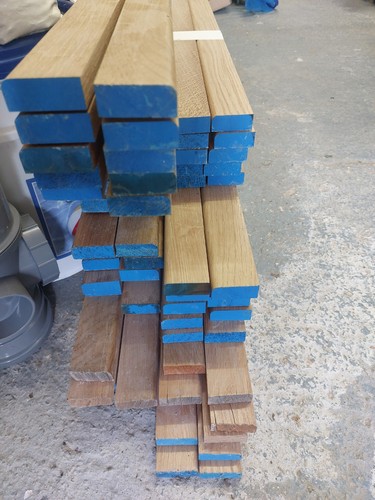 Solid oak architrave with - solid,