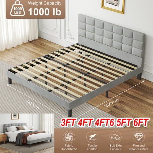 Morden bed frame velvet - morden,