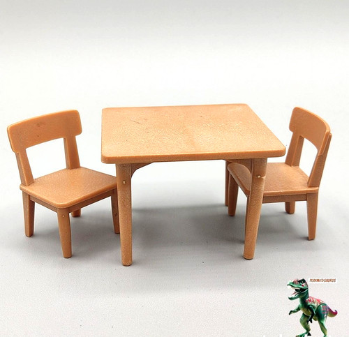 Playmobil table and chairs - table,