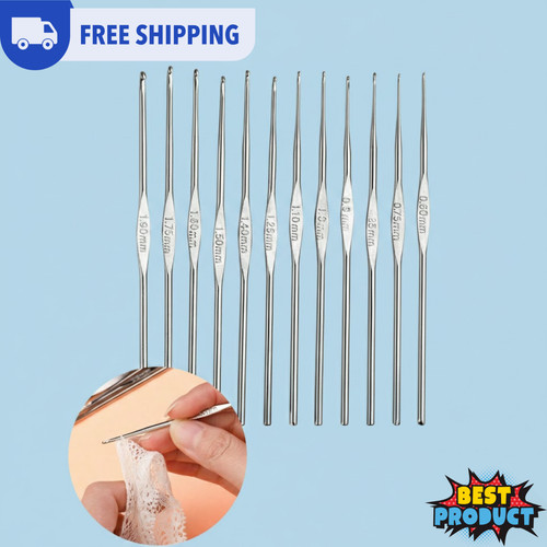12pcs stainless steel knitting - 12pcs,