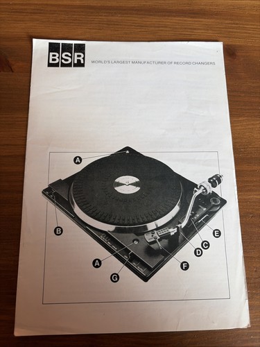 P200 bsr turntable record - turntable, deck