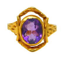 9ct Yellow Gold Textured