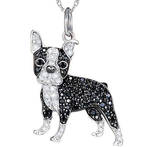 Boston terrier pendant - terrier,