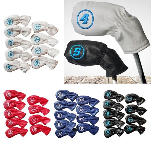 9pcs golf headcovers iron - 9pcs,