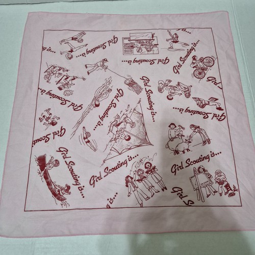 Vintage girl scouts pink - scouts,