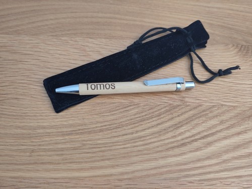 Tomos black pen gift - black,