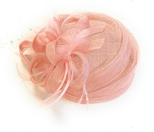 Sinamay fascinator pillbox hat - sinamay,