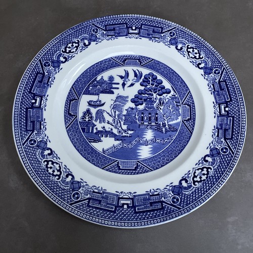 Vintage willow pattern dinner - willow,