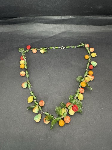 Vintage antique glass fruit - glass,