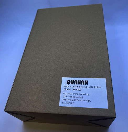 Dummy alarm box blue lens - dummy,