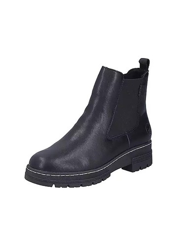 Rieker black 73892 boots - black, 73892-00
