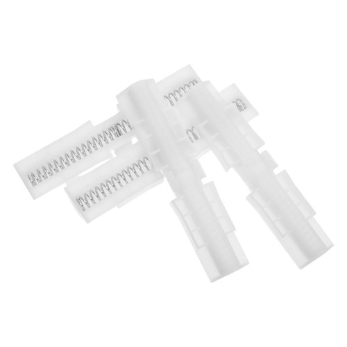 4pcs white abs - durable, bifold