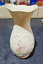 Vintage Irish Donegal Fine Bone China Parian Vase Excellent Condition
