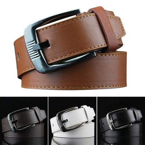 Vintage leather belt - vintage,