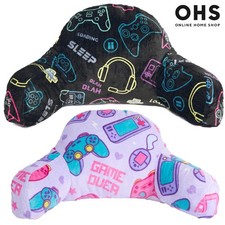 OHS Kids Gaming Cushion Bed Reading Pillow Soft Support with Arms Lumbar Chair
