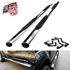 Polished Chrome Side Step Bar Running Board For 2005-2015 Mitsubishi L200 Triton