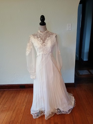 Beautiful white wedding dress