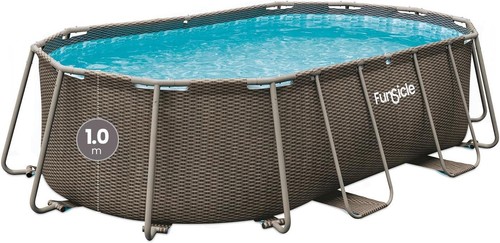 Outdoor above ground - ground, swimming