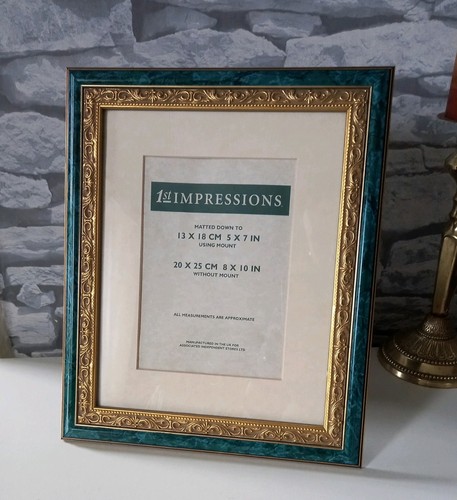 Vintage large green gold - vintage, &