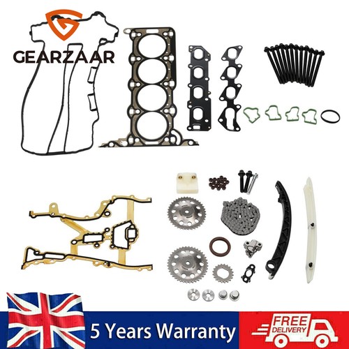 Head gasket set timing chain - gasket,