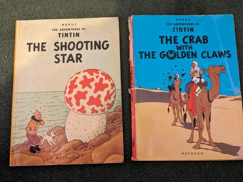 Tintin vintage books - tintin, 2