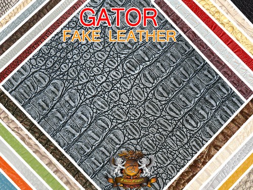 Crocodile fake leather - leather, vinyl