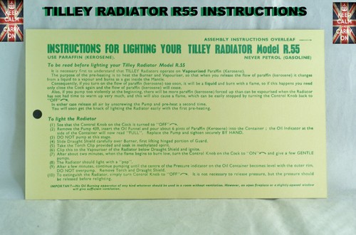 Tilley lamp r55 radiator - r55,