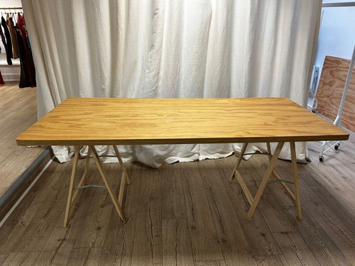 Large vintage plywood - vintage, trestle