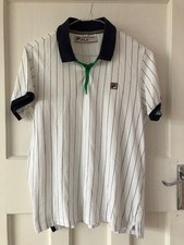 Fila Tennis Top Bjorn Borg Style Small 100% Cotton