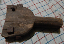 antique wooden hoop driver